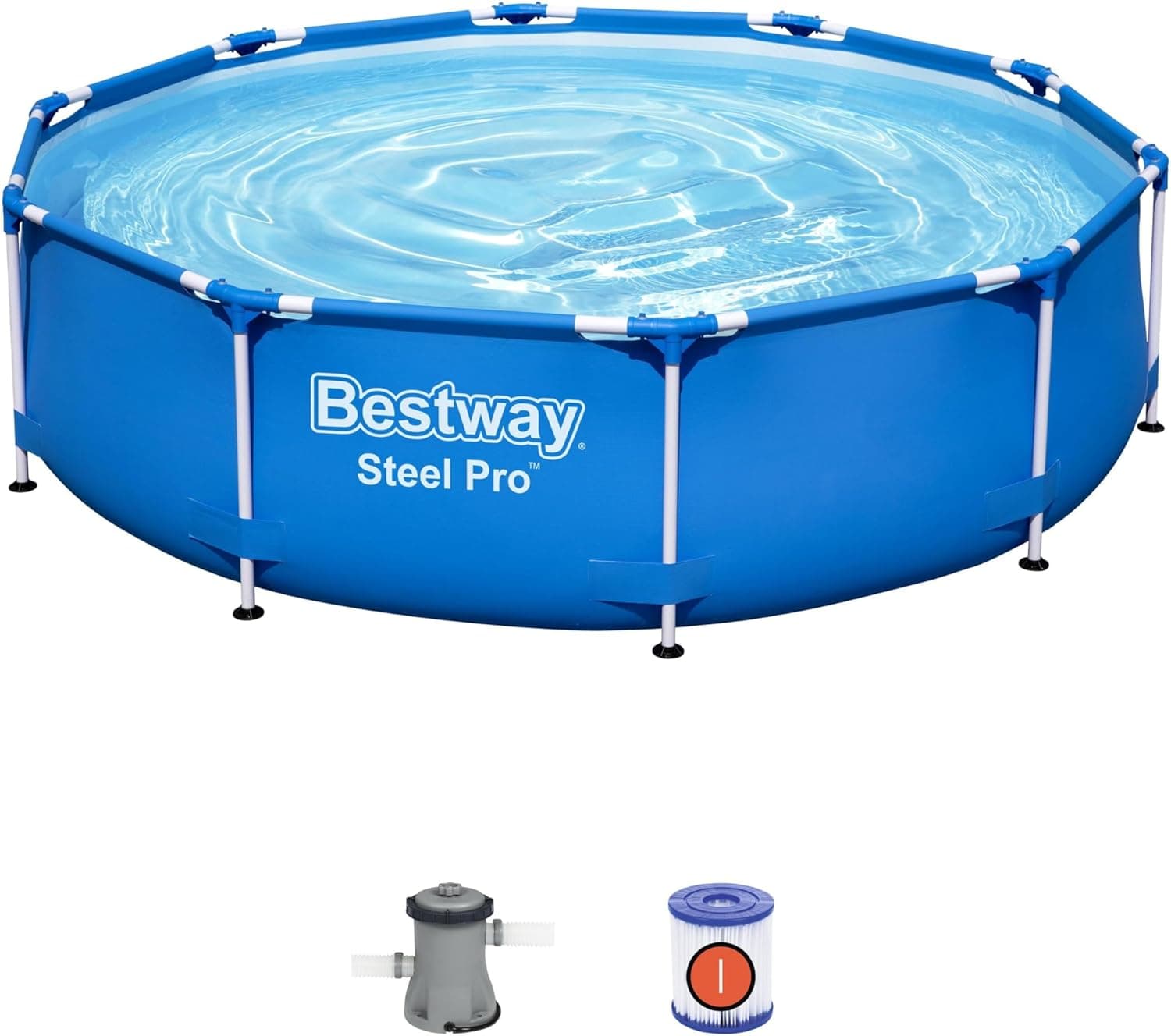 Bestway - Piscina elevada Bestway Steel Pro - medidas 305 x 75 cm, modelo n. 56679-2