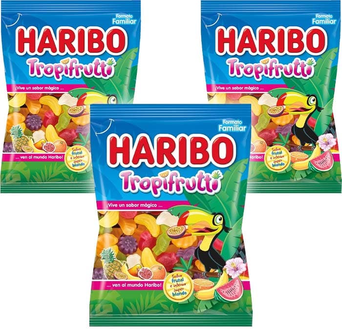 HARIBO Tropifrutti, 3 x 250 g