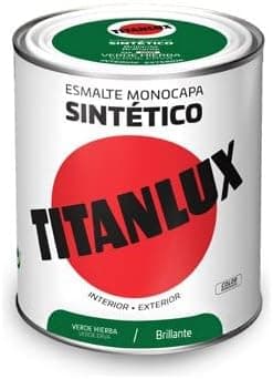Titanlux Esmalte sintético brilhante verde erva 750 ml