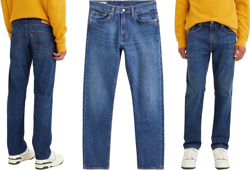 Levi's 502 Taper de ganga para homem