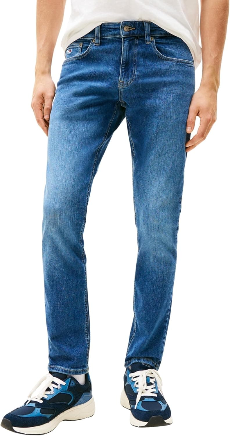 Tommy Jeans Man Scanton Slim Stretch Calças de ganga para homem