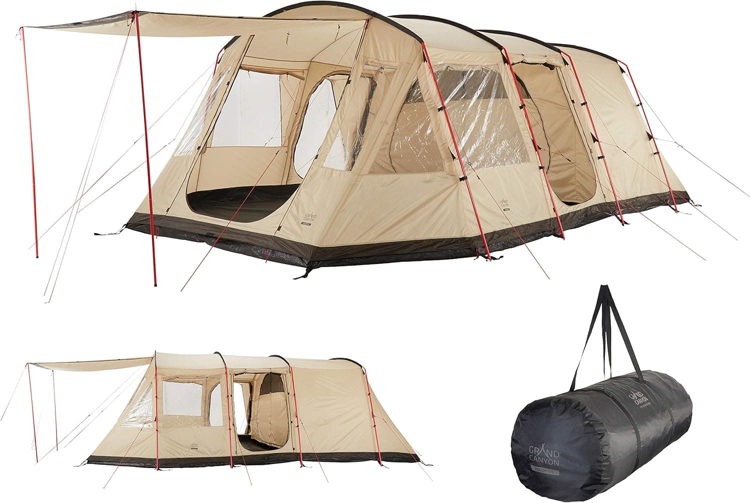 Grand Canyon Dolomiti 6 – Tenda de família (tenda para 6 pessoas)