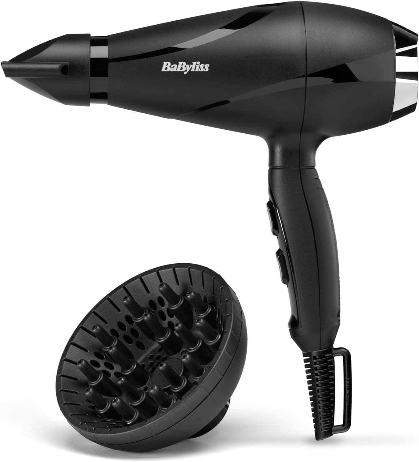 BaByliss 6713DE Secador Shine Pro 2200, secador de cabelo, iónico, e difusor de ar, ar frio