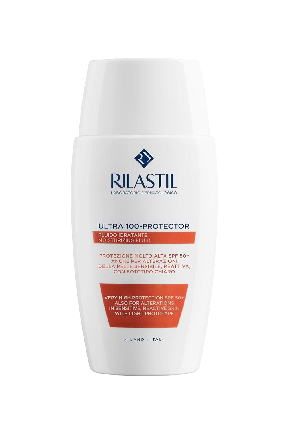 Rilastil Ultra 100 - Protetor solar fluído SPF50, 50 ml