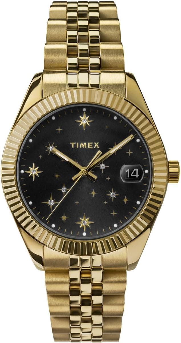Timex Women Analogue Watch with a Stainless Steel Strap Celestial Legacy