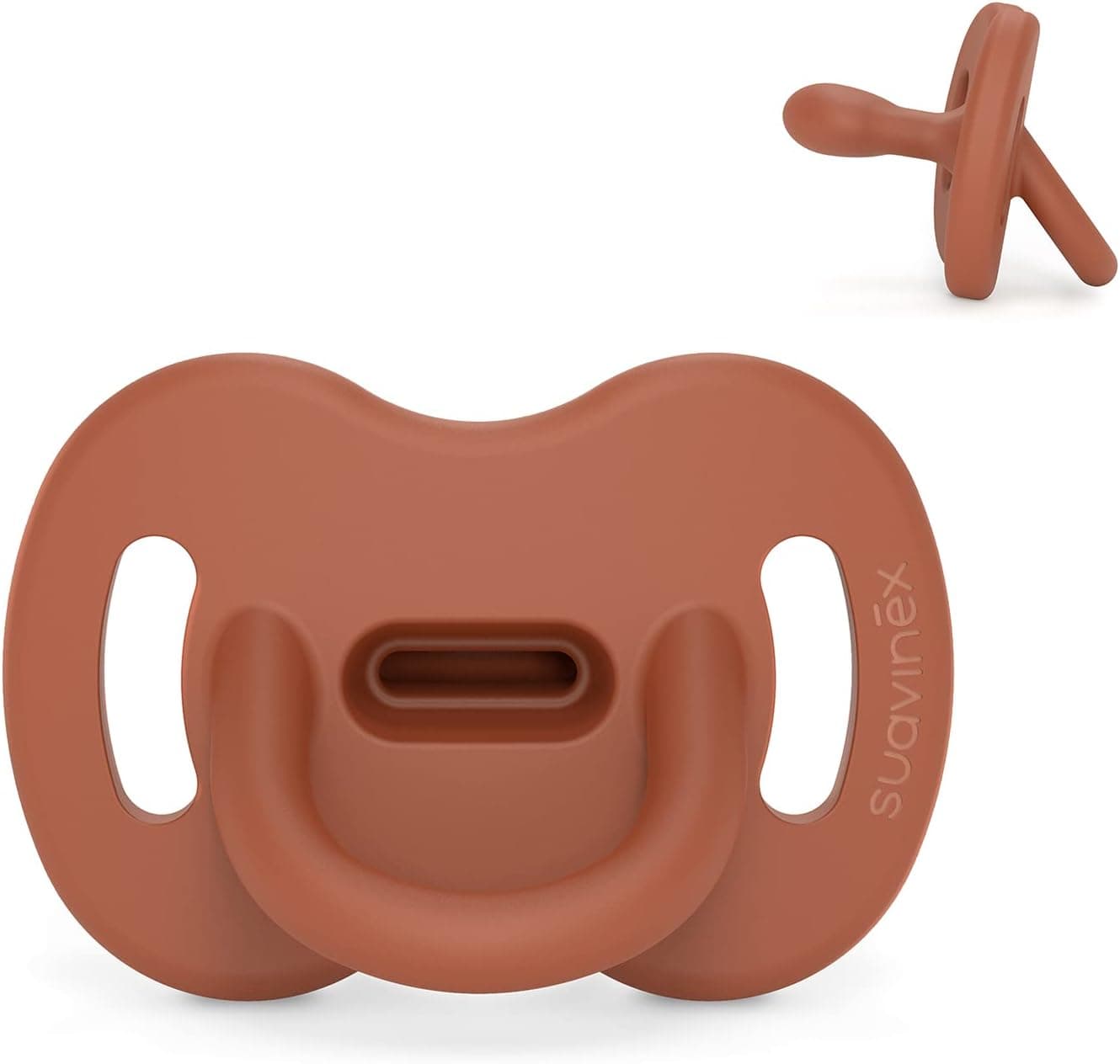 Suavinex, Chupeta de silicone para bebés 0/6 meses, chupeta com cetina fisiológica Sx Pro, super branca e flexível, ideal para dormir