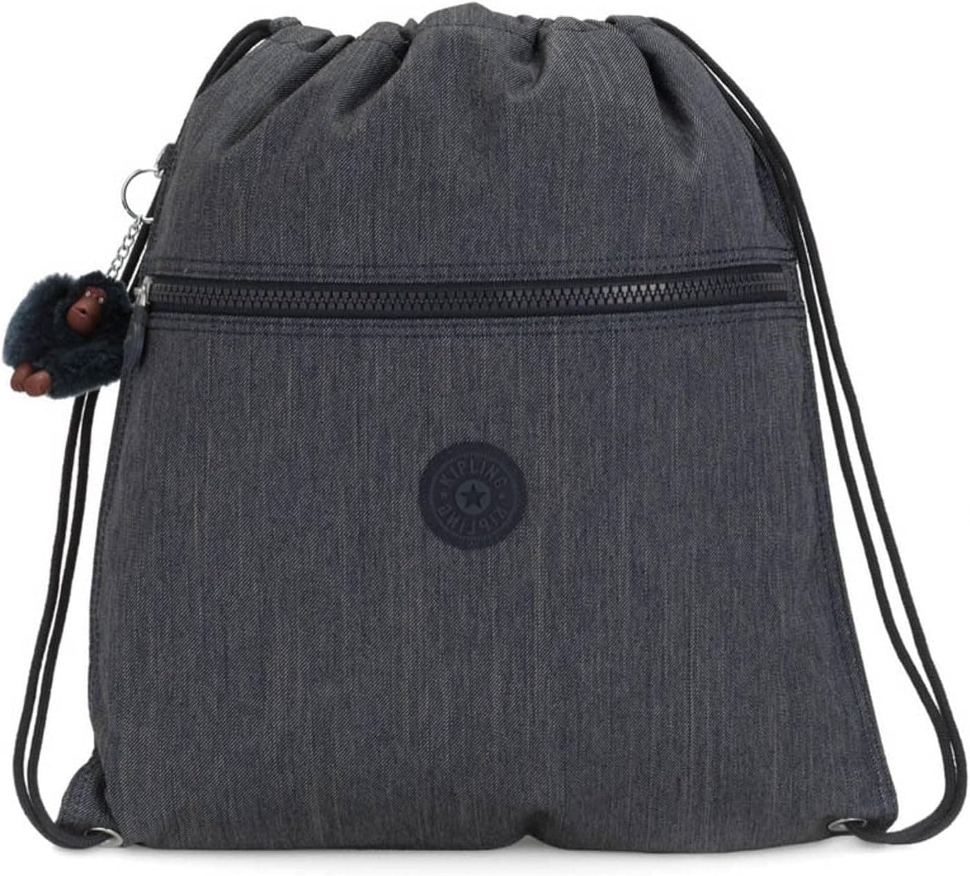 Kipling Supertaboo | Mochila saco média desportiva em azul Marine Navy