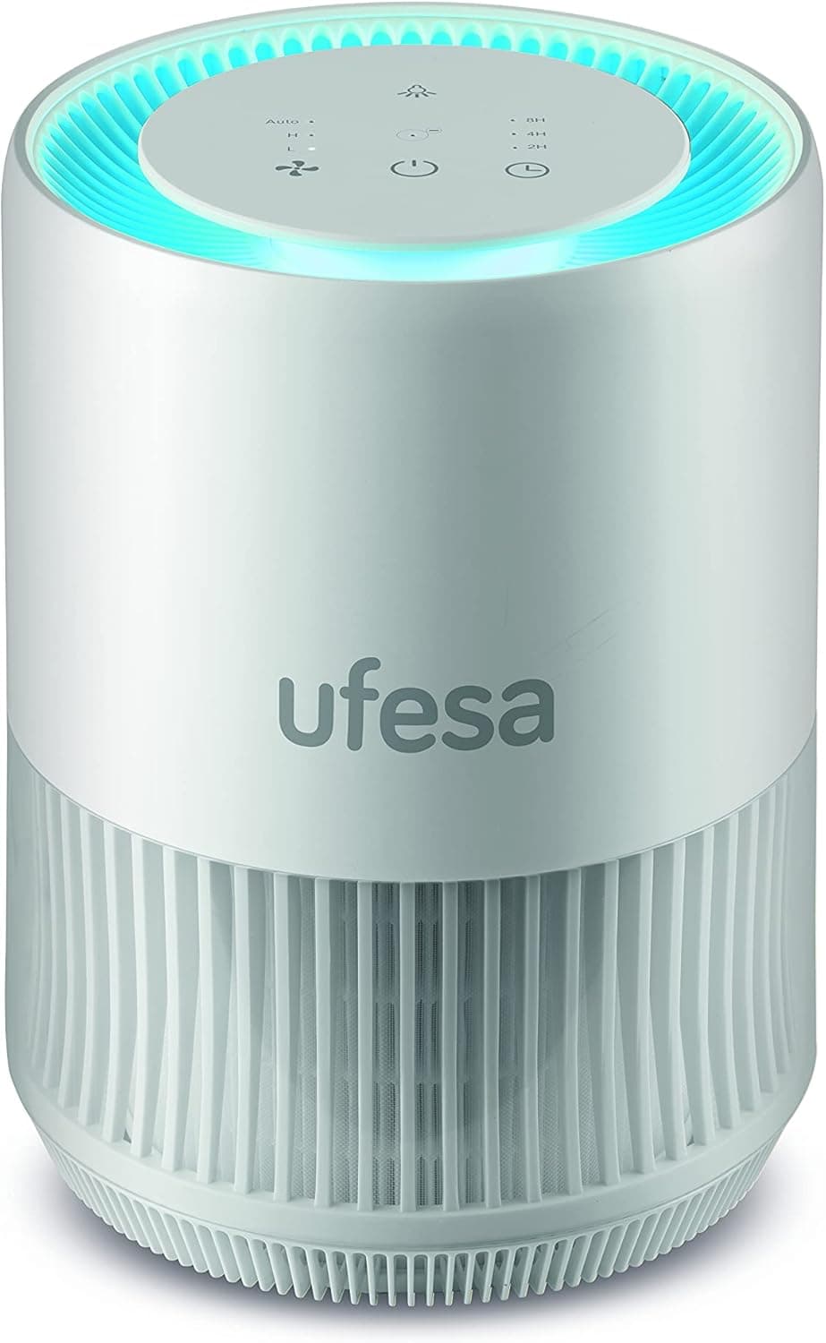Ufesa Fresh Air PF5500 Purificador de ar com sistema de filtragem de 4 camadas: Pré filtro carbono ativo HEPA 13 ionizado, até 60 m², 3 velocidades, silencioso 30 dB(A), plástico