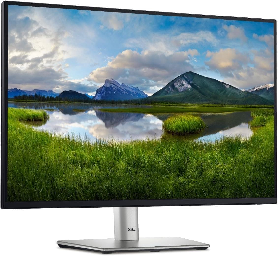 Dell P2425 24" WUXGA (1920x1200) monitor de 16:10, 100Hz, IPS, 5 ms, 99% sRGB, USB-C, DisplayPort, HDMI, VGA, 4X USB, 3 anos de garantia, preto
