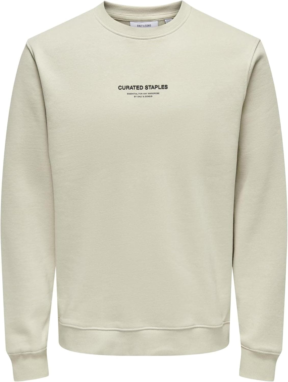 Only & Sons Onscurated Reg Crew Neck Sweat camisola para homem