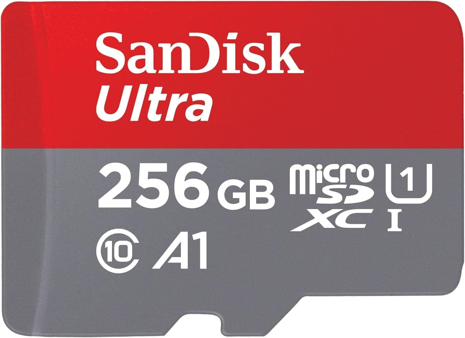 SanDisk Ultra cartão micro SDXC 256 GB adaptador SD (compatível com tablets e telemóveis Android, UHS-I, até 150 MB/s, vídeo Full HDD, classe A1 de desempenho, Class 10, U1)
