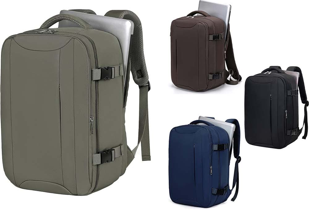 VMIKIV Mochila de viagem para cabine de avião, 40 x 20 x 25 cm