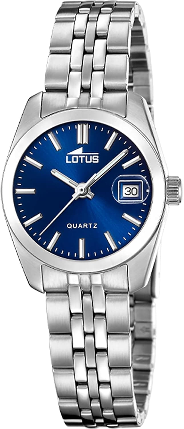 Lotus 18992/5 | Relógio feminino em aço inoxidável prateado com bracelete prateada