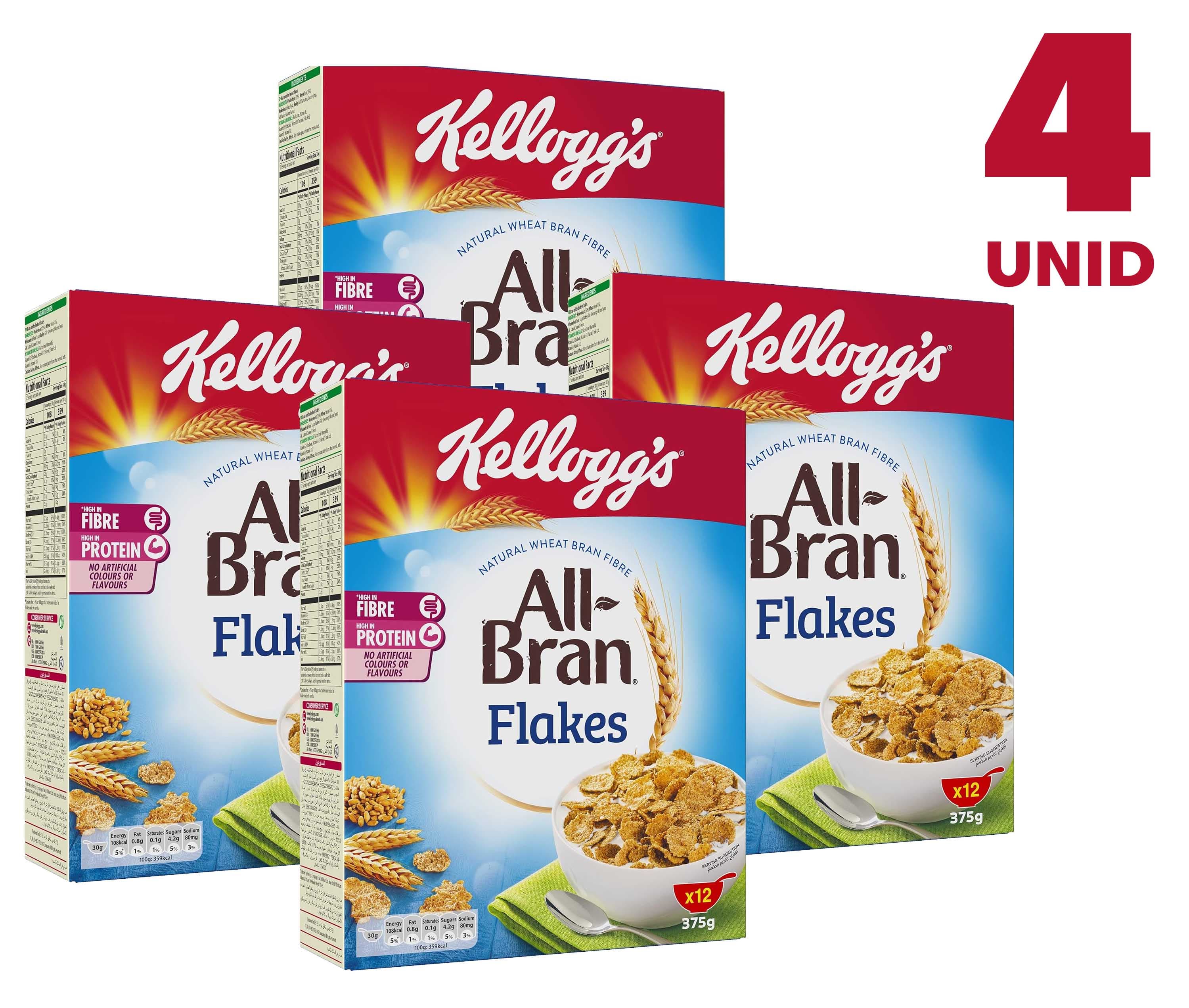 Kellogg's All-Bran Flakes 375 g (x4)