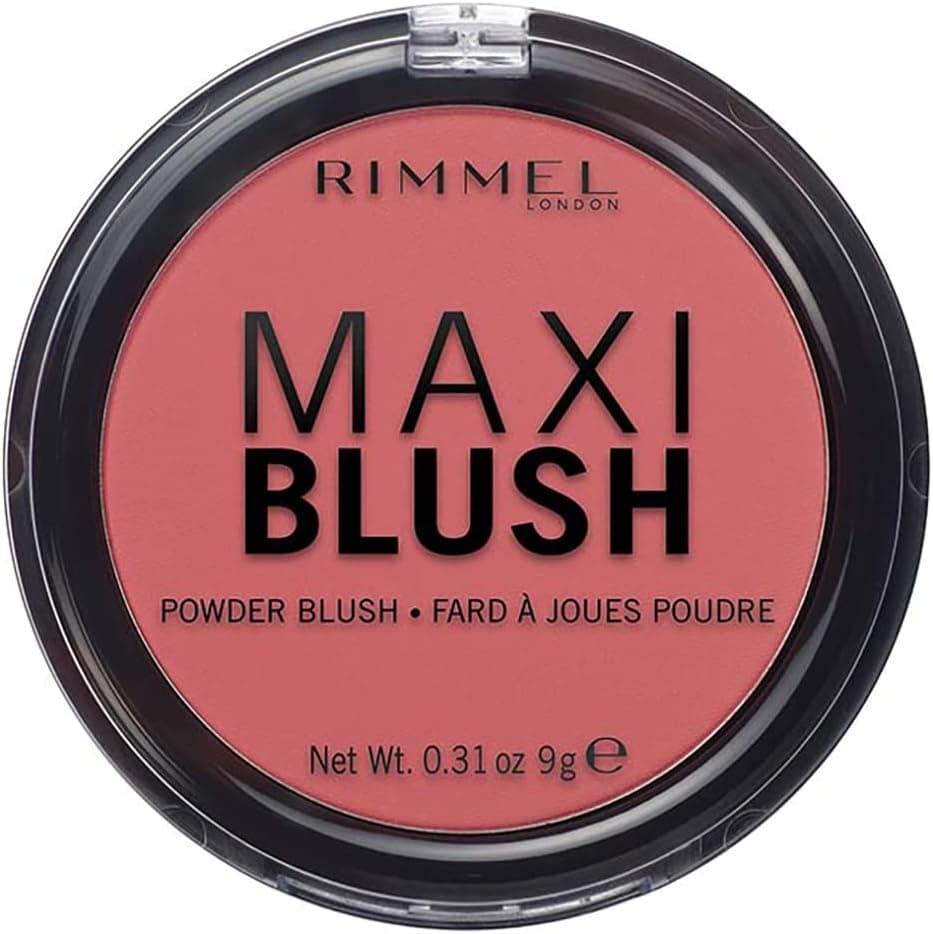 Rimmel London em pó pérola Maxi Blush colorete tom 3 Wild Care - 9 g