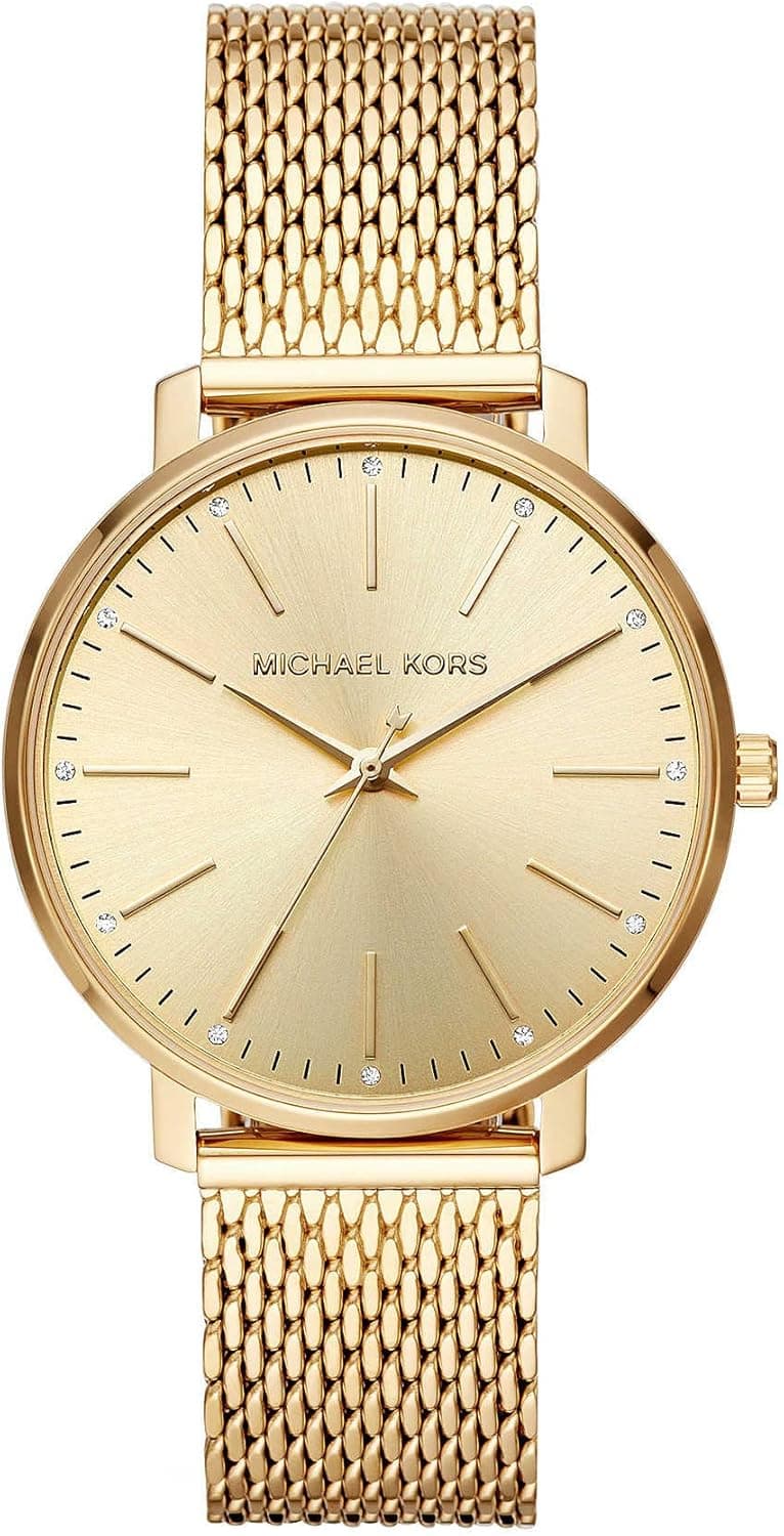 Michael Kors Pyper Relógio para mulher, movimento de quartzo com correia de aço inoxidável