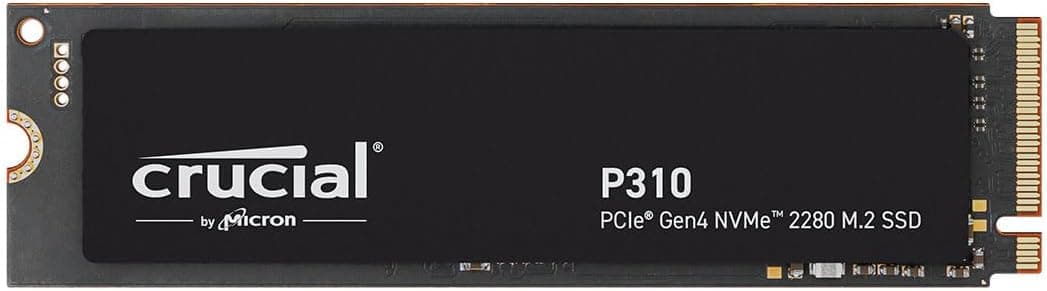 Crucial P310 CT500P310SSD801 | SSD NVMe M.2 500GB PCIe Gen4 até 6600MB/s para portátil e desktop