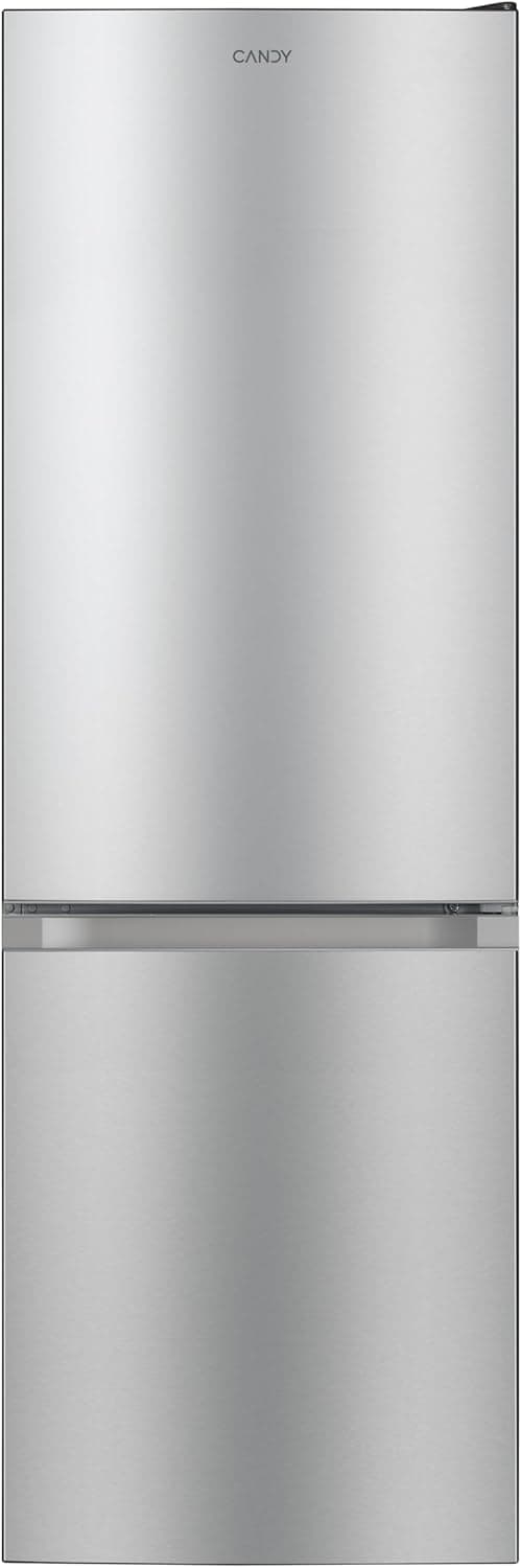 Candy CCG1S 518EX Frigorífico Combi, Largura 55 cm, Altura 1,80 m, Capacidade 252 L, Caixa Verduleiro, Controlo mecânico de temperatura, Iluminação LED, Porta Reversível, 41DB, Inox