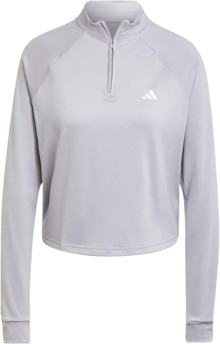adidas Train Essentials Minimal Branding 1/4-zip Cover Up Track Camisola desportiva de mulher