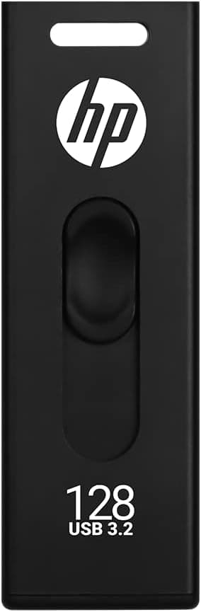 PNY HP x911w USB SSD 3.2 de 128GB, velocidade de leitura de 500 MB/s, velocidade de gravação de 450 MB/s, design push and ull