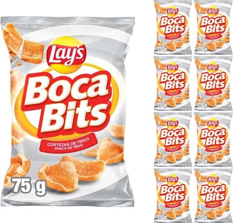 Lay's Bocabits, Snack de casca de trigo com sabor de carne, 75 g x 9