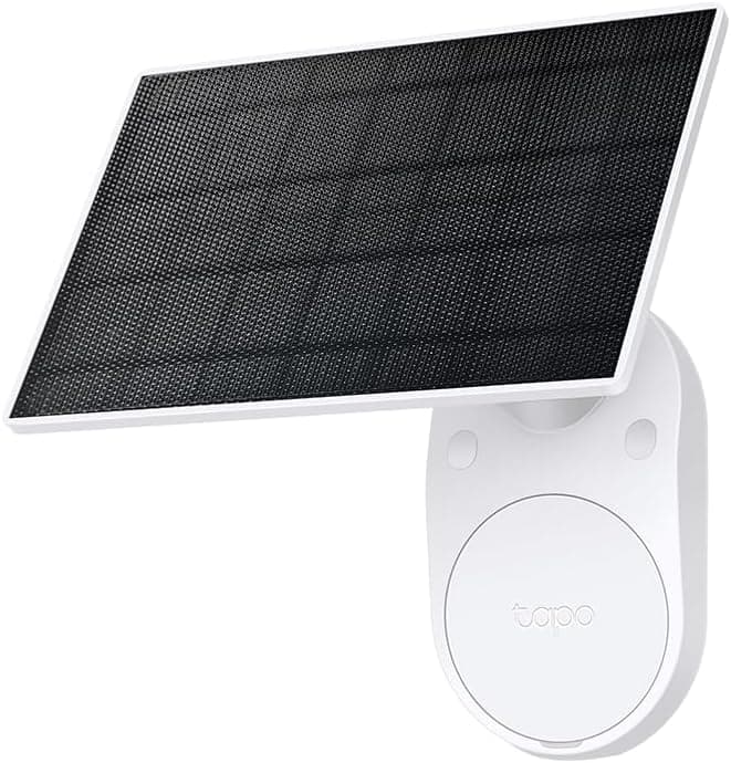 Tapo A201 Painel solar | compatível com todas as câmaras tampa | IP65 resistente à água | células monocristalinas eficientes, instalação flexível com cabo de 4 m