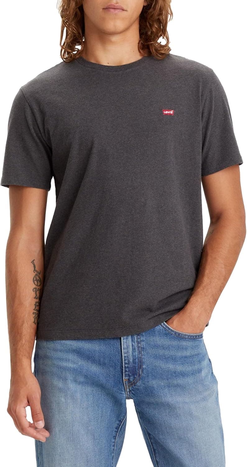 Levi's SS Original Housemark | T-shirt para homem em algodão com gola redonda e logótipo discreto no peito