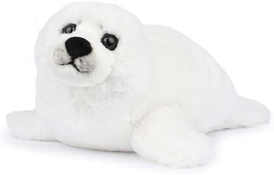 WWF Eco Peluche de foca, cor branca (38 cm)