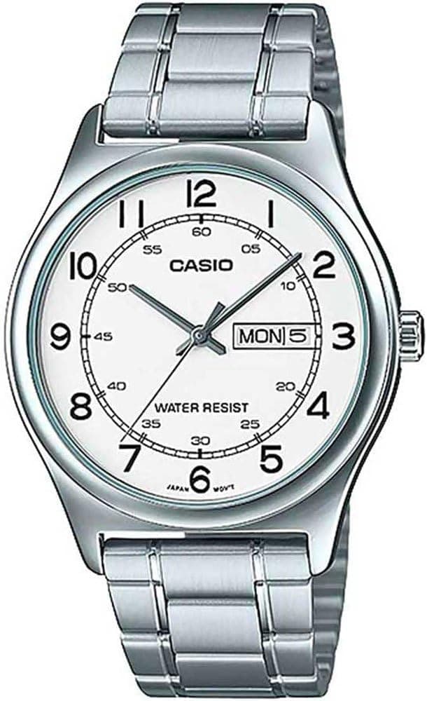 Casio Relógio Analógico em Quartzo para Homem com Correia em Aço Inoxidável (MTP-V006D-7B2UDF)