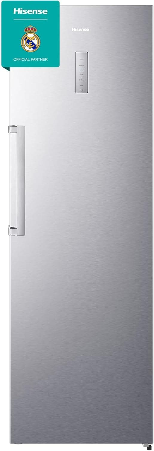 Hisense RL481N4BIE | Frigorífico de 1 porta em inox com 370 L e tecnologia Total No Frost