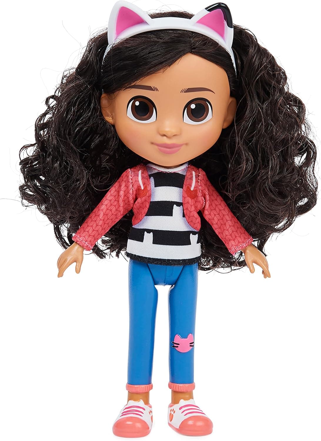 A casa de bonecas de GABBY - boneca Gabby 20 cm com diadema orelhas de gato - 6060430 - brinquedos para meninas 3 anos - presente menina 3 anos