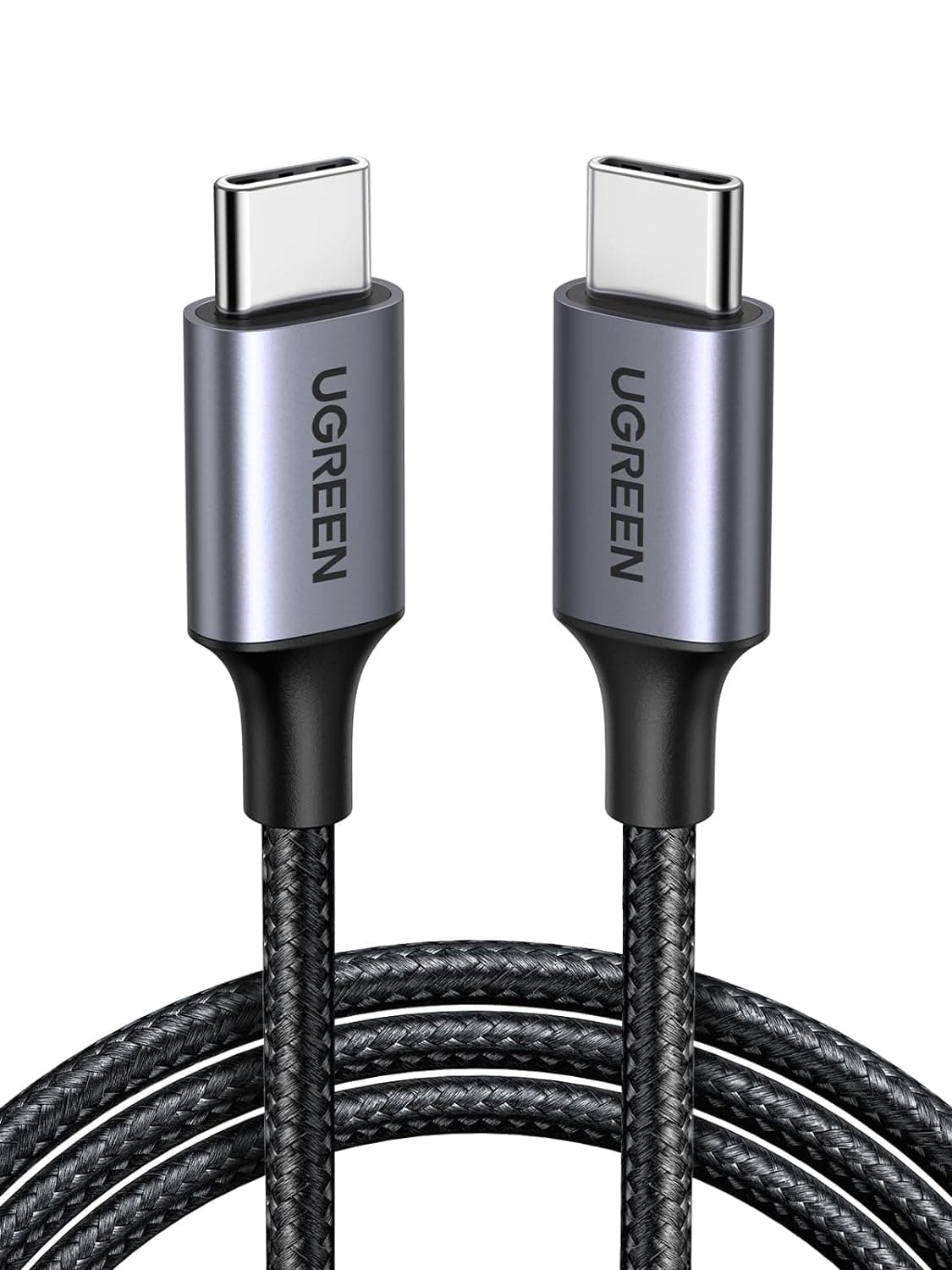 UGREEN Cabo USB C 60 W PD 3.0, tipo C carregamento rápido nylon, 0,5 m