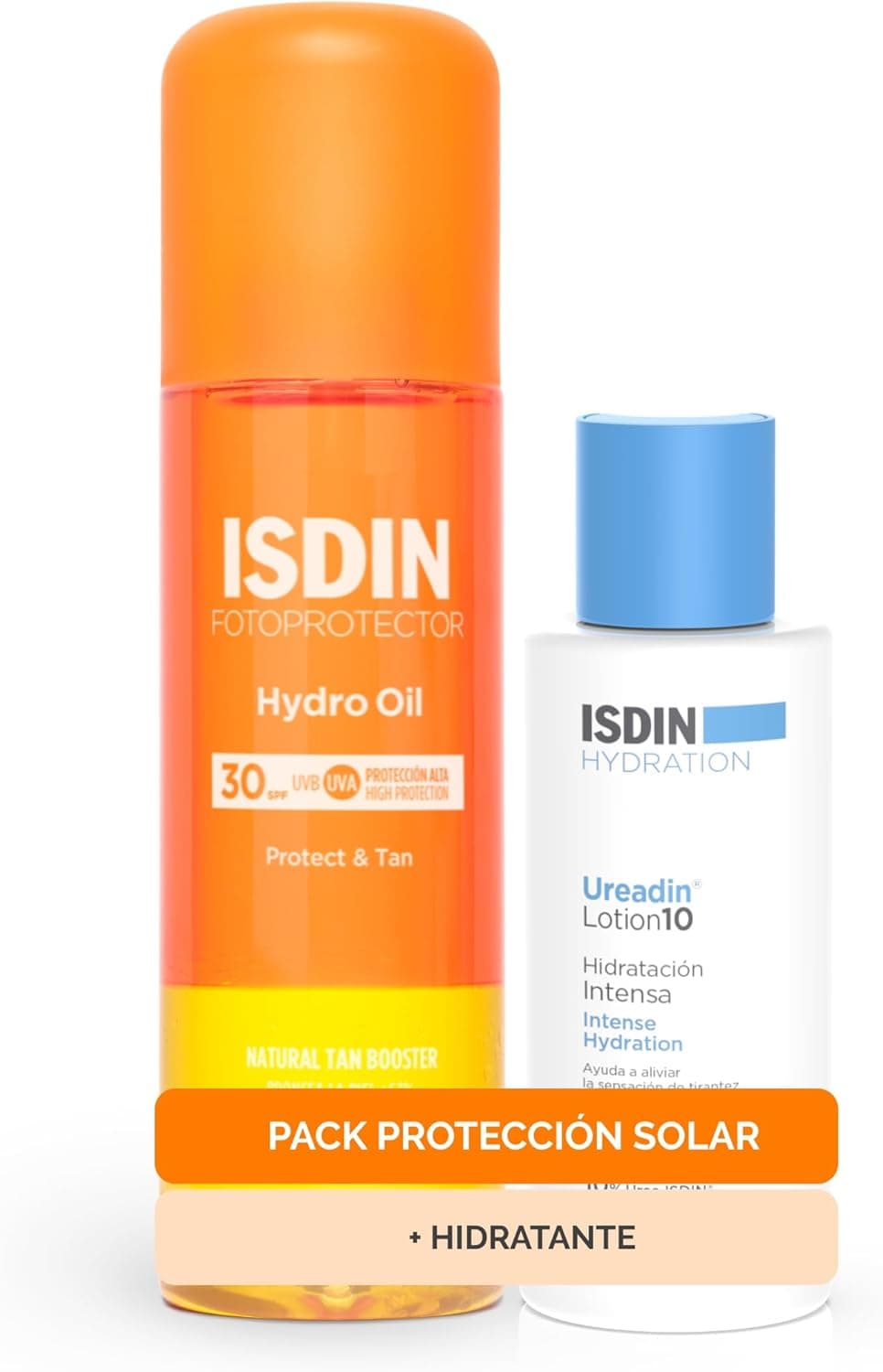 ISDIN PACK Protetor solar corporal Hydro Oil SPF 30 e loção corporal Ureadin Lotion 10, 100 ml