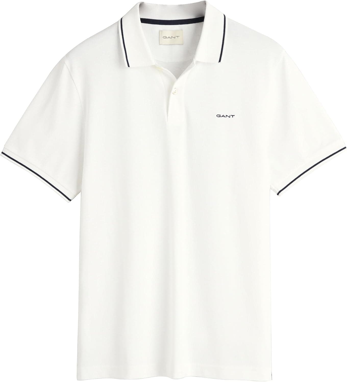 GANT Tipping SS Pique Rugger Polo para homem