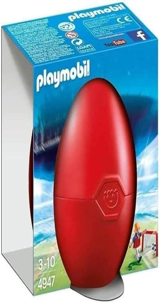 PLAYMOBIL - Jogador de futebol com baliza (49470)