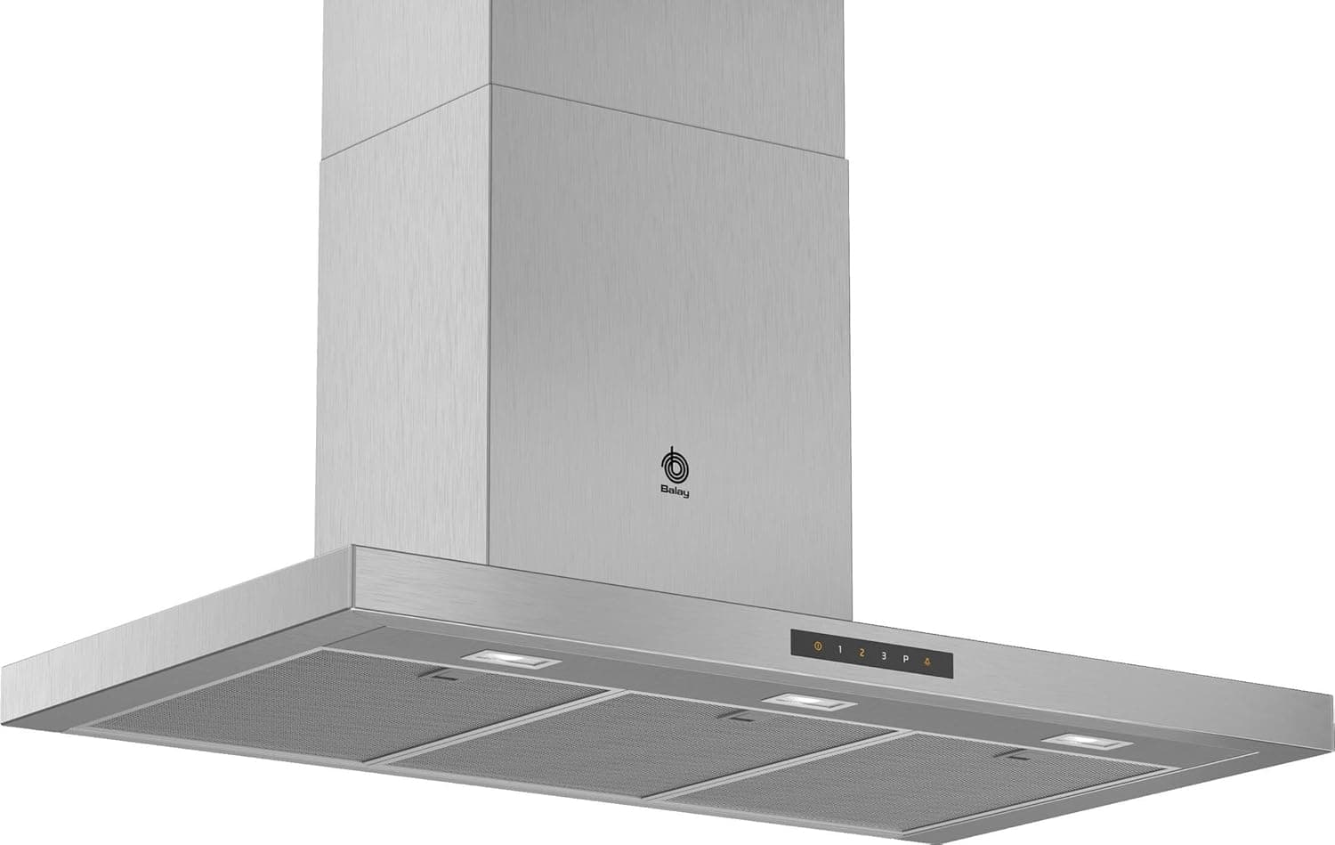 Balay 3BC997GX | Exaustor de parede em inox com 4 níveis de potência e 721 m3/h, 90 cm