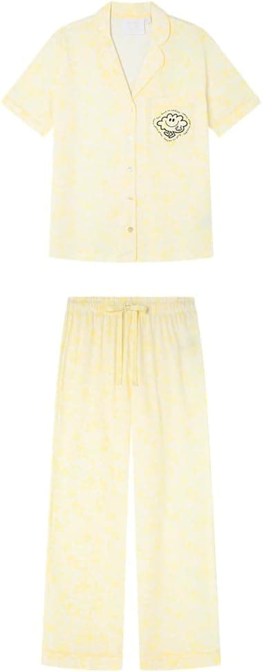Women'secret Long Pyjama Multilicense Happy Smiley | Pijama comprido para mulher