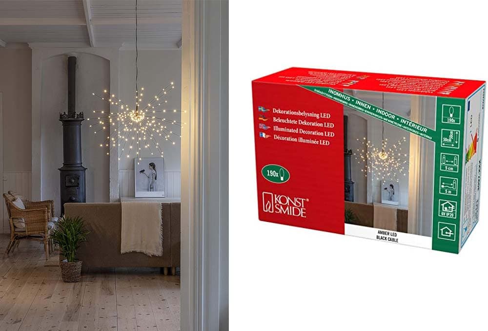 Konstsmide | Lâmpada decorativa LED iluminada