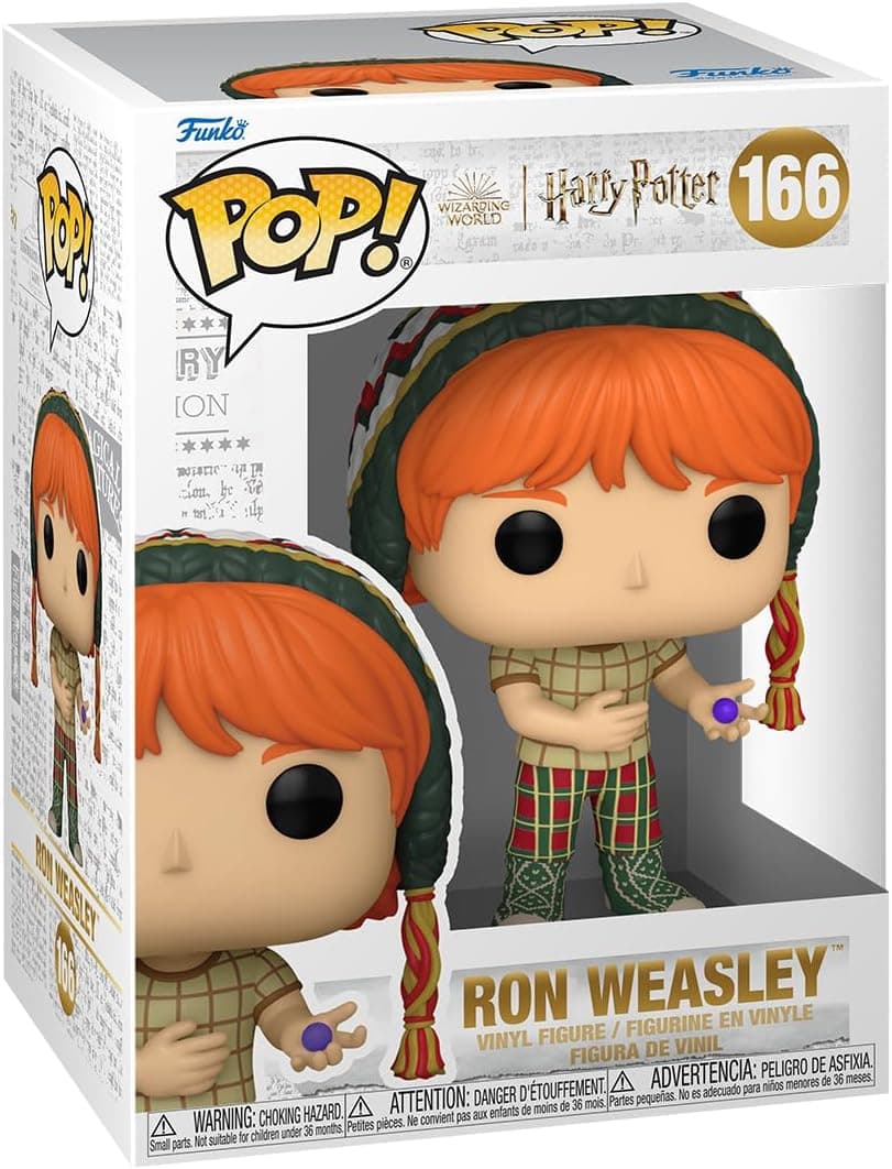 Funko Pop! Filmes: Harry Potter Prisoner of Azkaban - Ron Weasley with Candy - Figura de vinil colecionável