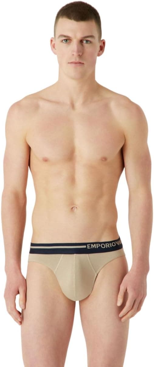 Emporio Armani Men's Brief Side Logo cuecas para homem