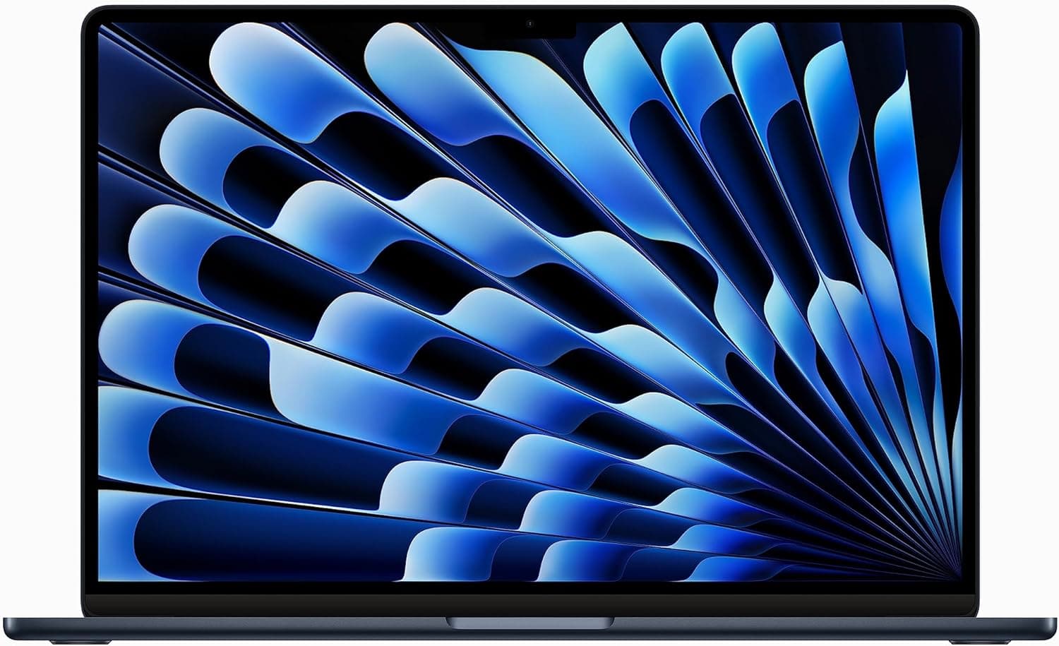 Apple 2023 MacBook Air (15 polegadas, processador M2 da Apple com CPU pattex 8Core e GPU 10 Bore, 8 GB memória unificada, 512 GB), azul noturno