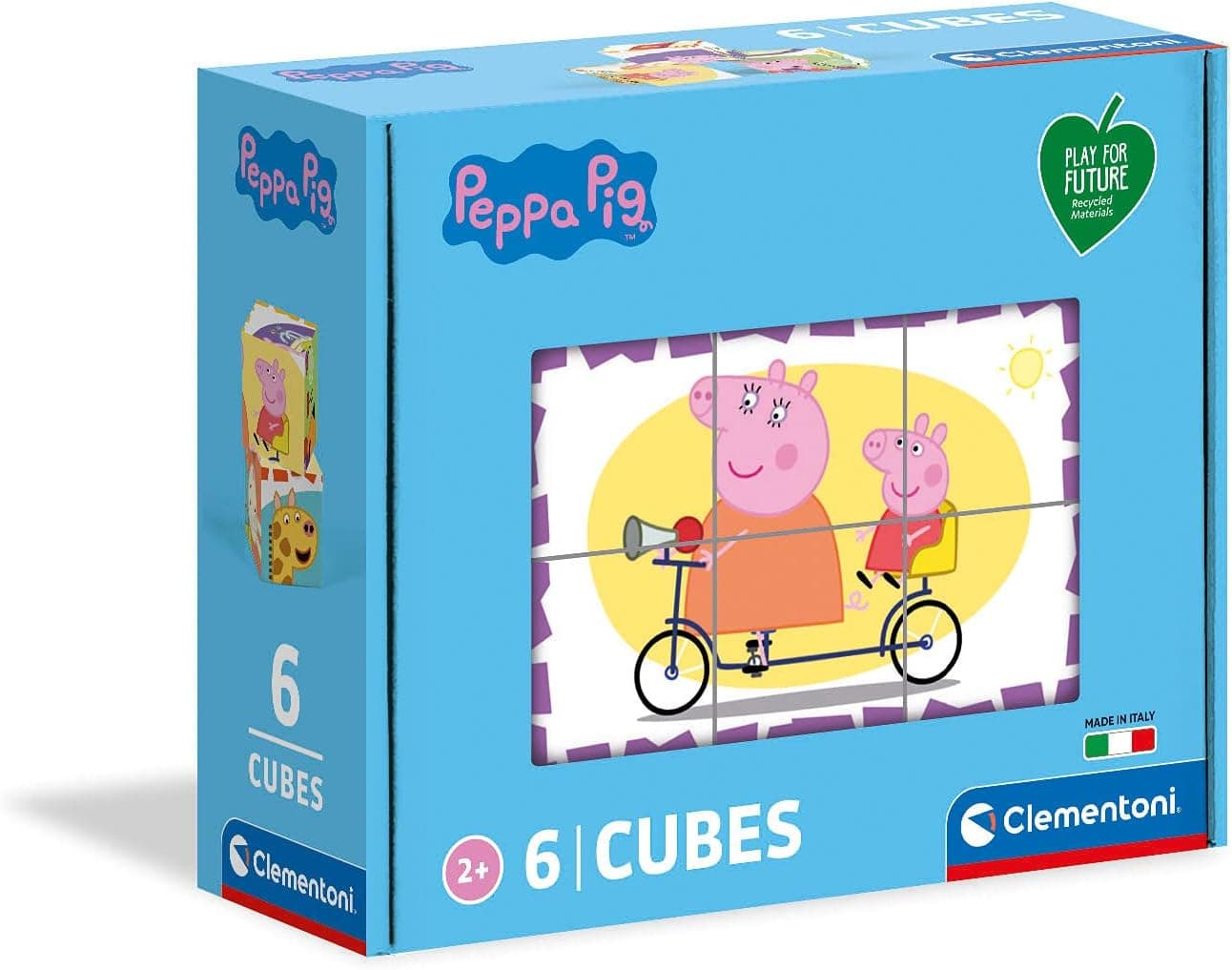 Peppa Pig Quebra-cabeças 6 cubos eco