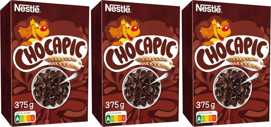 Chocapic Nestlé Cereais Chocapic, 375 g x 3