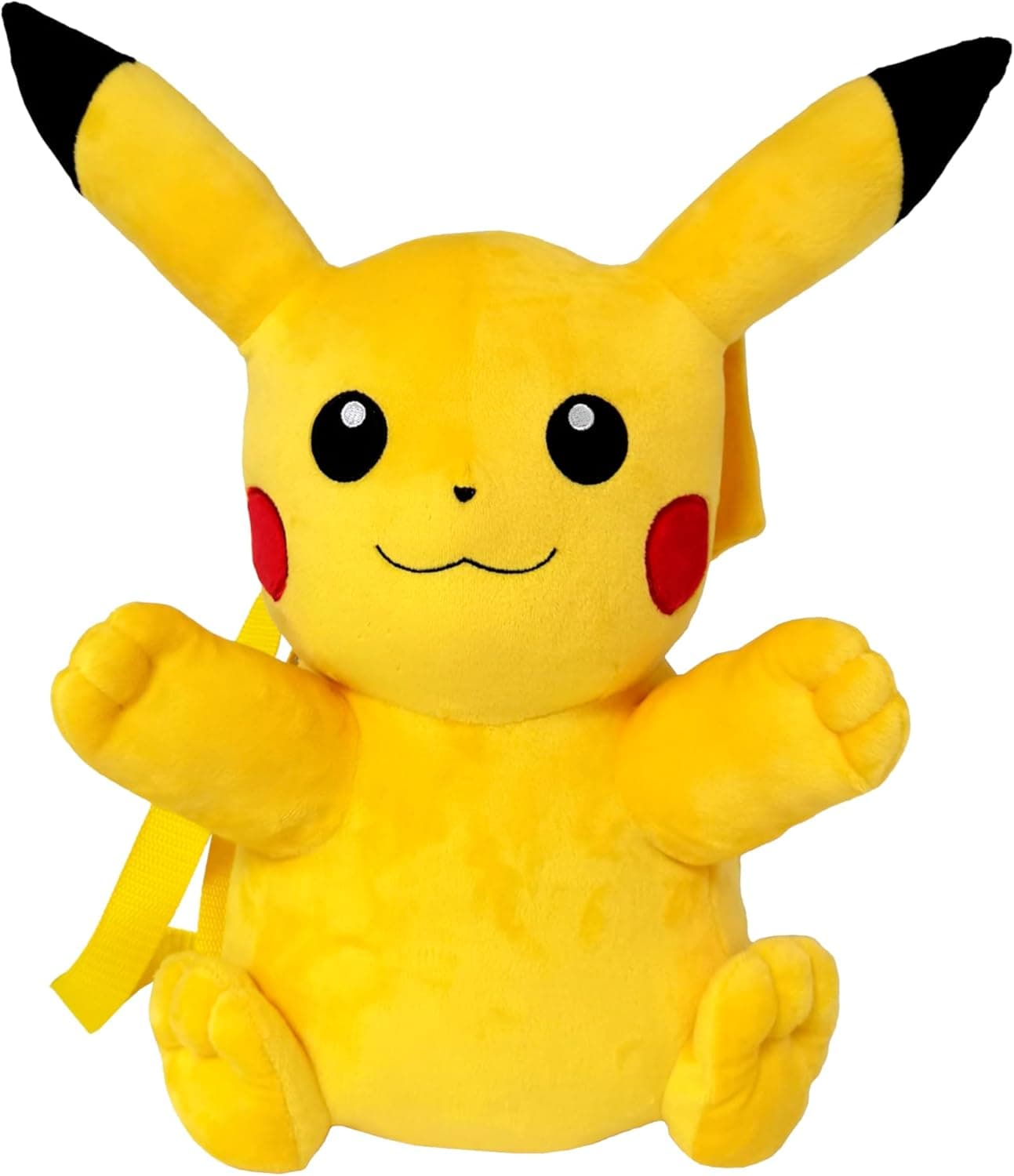 Pokémon- Mochila de peluche, Pikachu, tamanho 35 cm