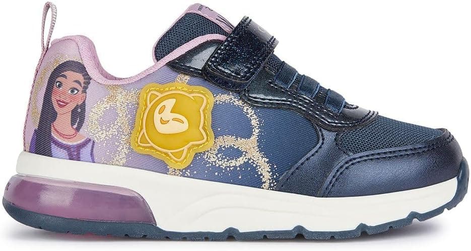 Geox J Spaceclub Girl B, Sneakers para meninas