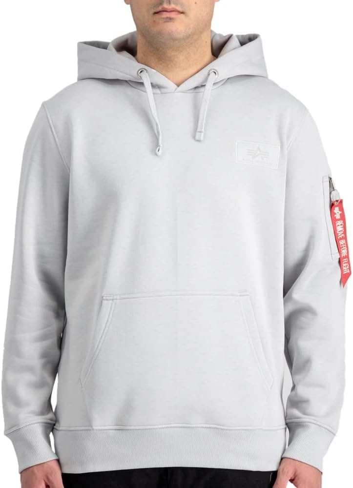 ALPHA INDUSTRIES Back Print Hoody camisola com capuz para homem