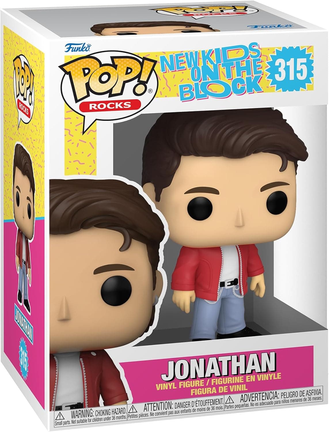 Funko Pop! Rocks: NKOTB - Jonathan Knight - New Kids On The Block - Figura de vinil colecionável - ideia de presente - Mercadoria oficial