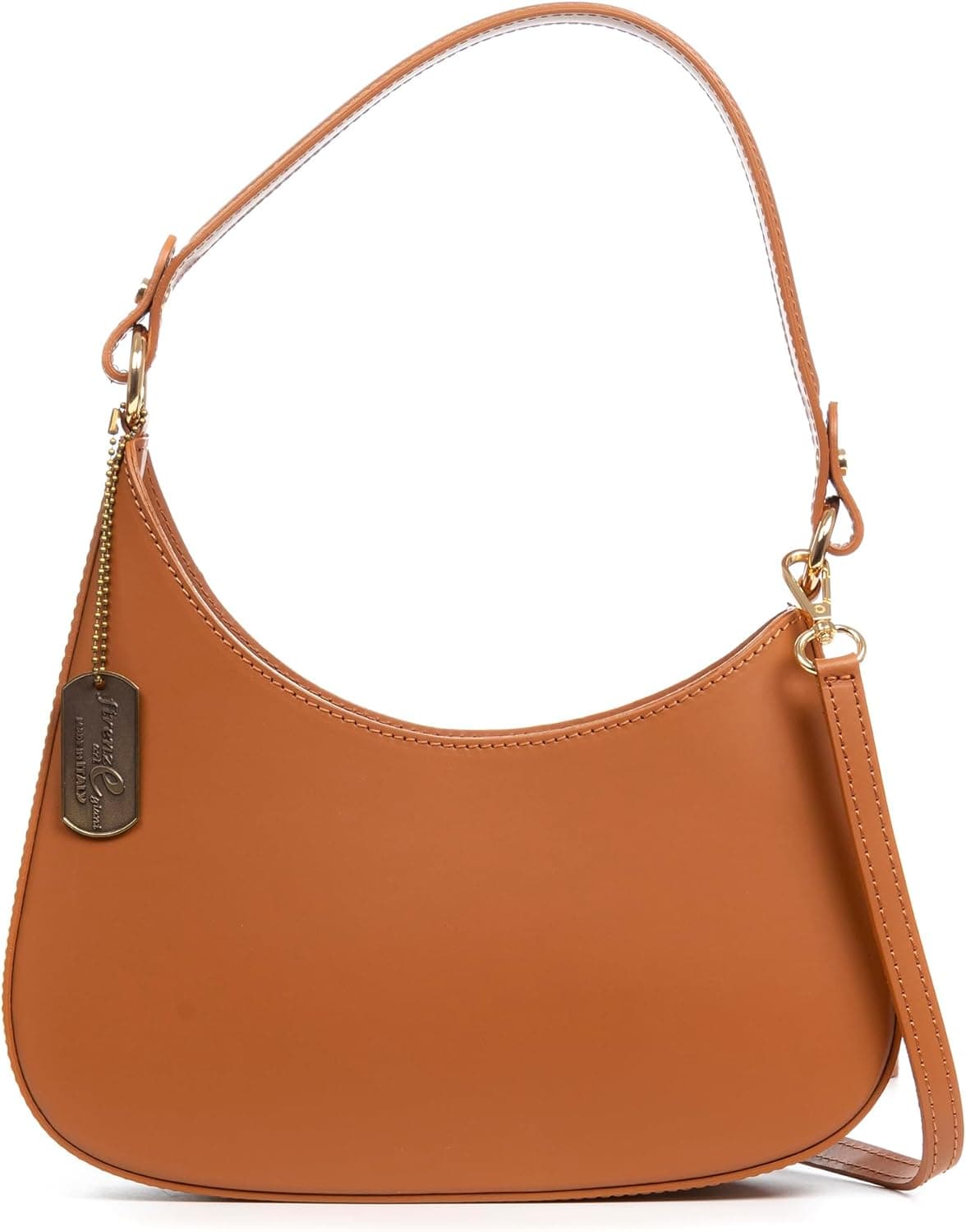 Firenze Artegiani. Angolo bolsa de ombro para mulher, 28 x 7 x 22 cm
