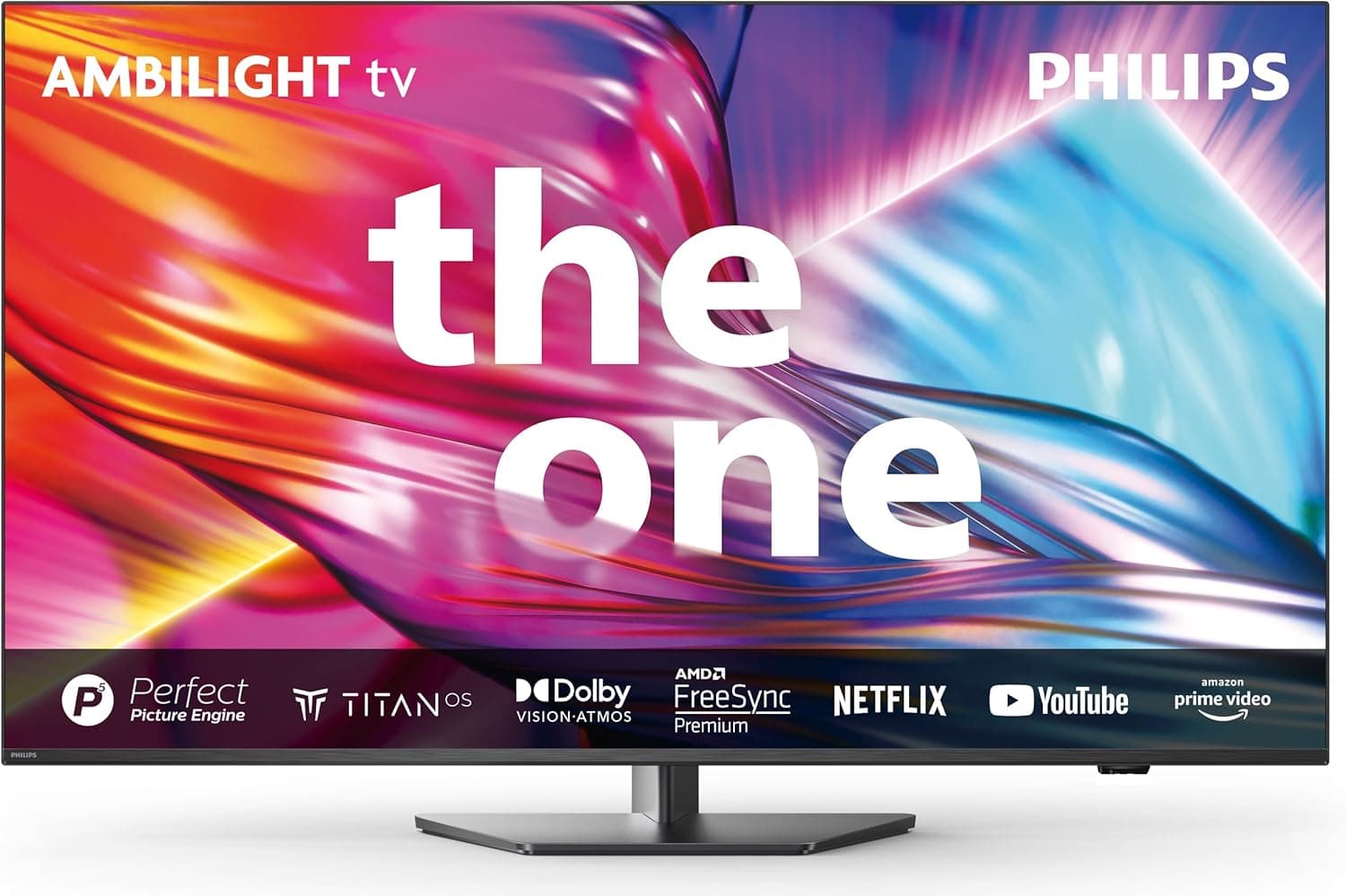 Philips Ambilight 65PUS8919 Smart TV 4K LED, ecrã de 65 polegadas com plataforma Titan OS Pixel Precise Ultra HD e som Dolby Atmos, funciona com Alexa e com voz Google - cinzento antracite