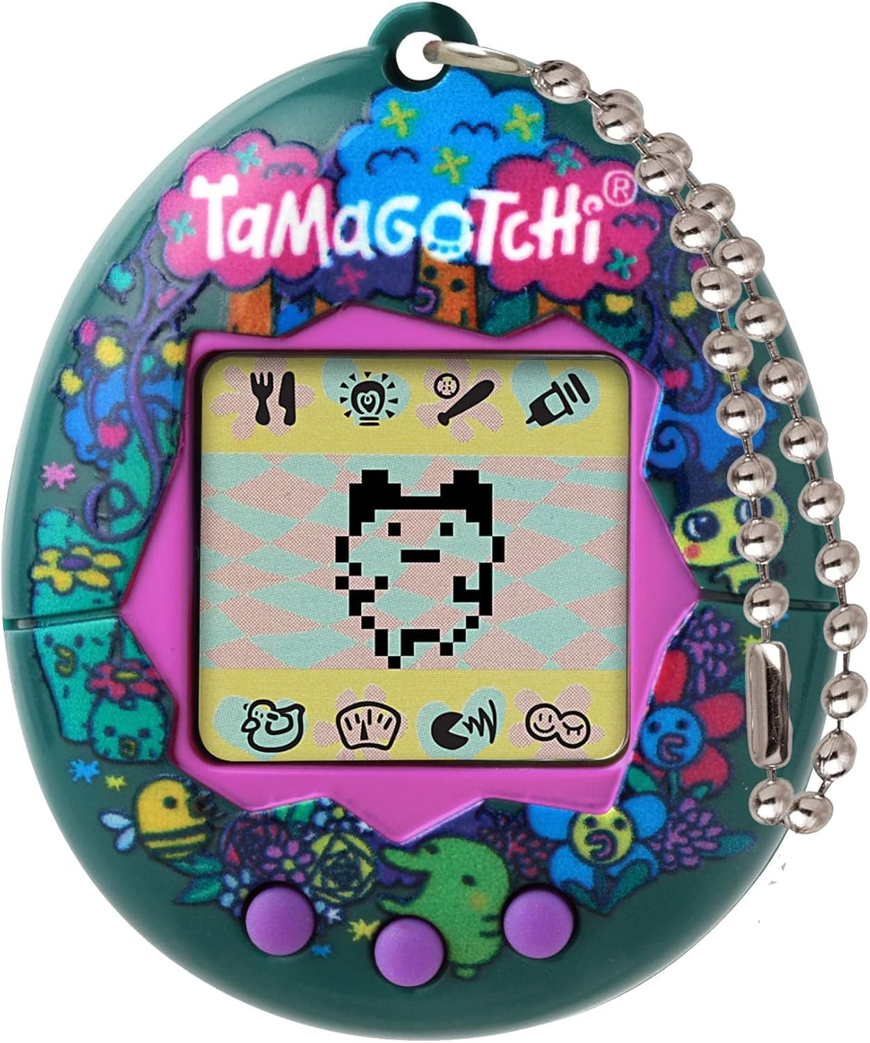 BANDAI - Tamagotchi Animal de estimação virtual original Tama Garden, multicolorido 42985 brinquedo eletrónico para maiores de 8 anos